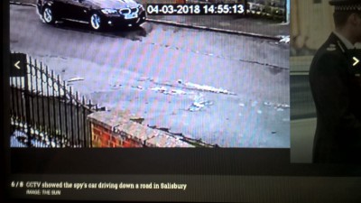 Skripal's car being driven by someone else?<br />Who